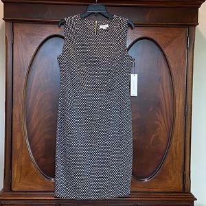 Calvin Klein - New - Size 12 - Black/White Dress